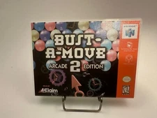 Bust-a-Move 2 Arcade Edition - Nintendo 64 N64 Custom Case *NO GAME*