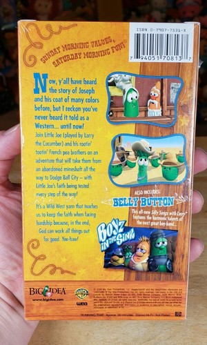 VeggieTales The Ballad of Little Joe 2004 VHS Green Tape BRAND NEW SEALED - 第 11/11 張圖片