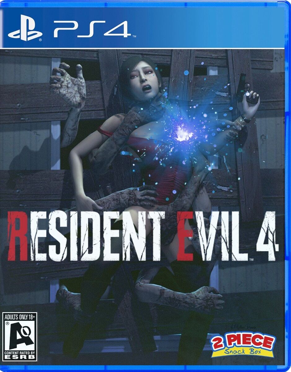 Resident Evil 4 Remake Ada Wong Edition 2 (PS4 Cover Art Only) No Game  Included