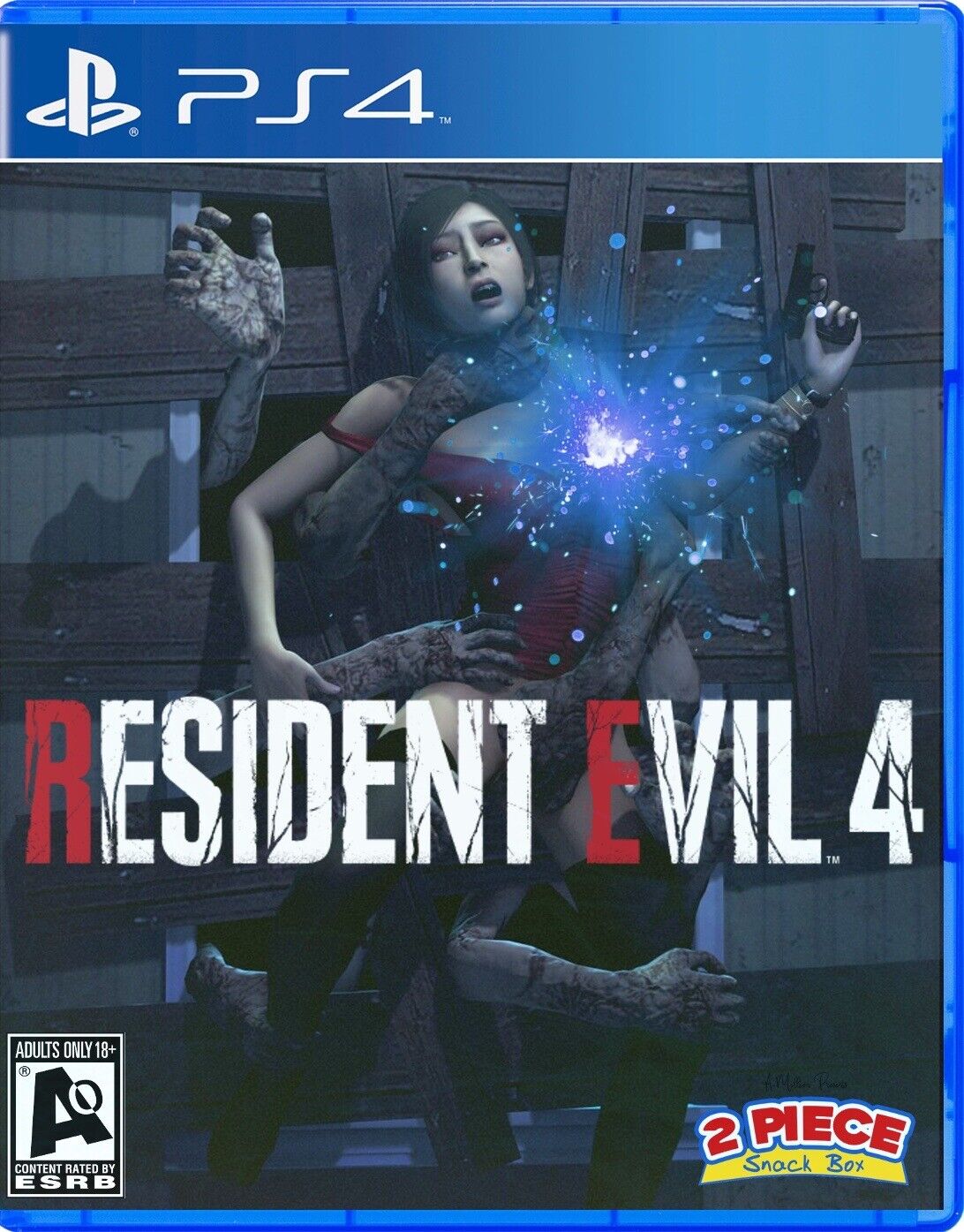 RE4 game cover made based on Leon's model of RE2 remake : r