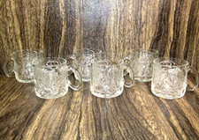 6 VTG 1995 McDonalds DC Comics Batman Forever Riddler Embossed Cups Jim Carrey