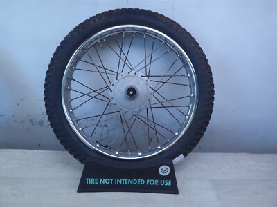 1971 Kawasaki G3TR G3 Bushmaster K628-5) chrome front wheel rim 18in 