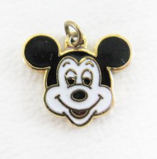 Tiny Vintage Disney Designs Mickey Mouse Enamel Pendant