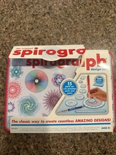 Spirograph Design Tin Set Original Super Deluxe Toy Kids Art Case Travel BEST