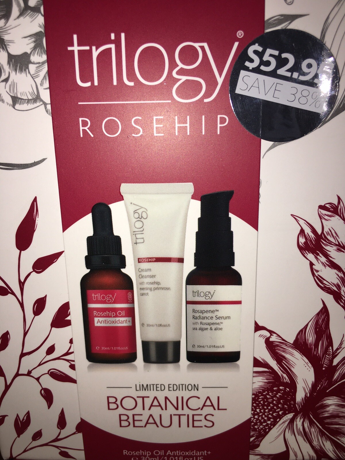 trilogy face cleanser