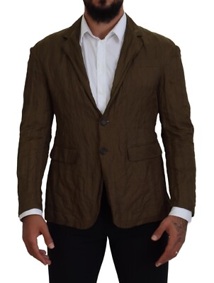 DSQUARED2 Blazer Jacket Green Single Breasted Men Coat IT48/ US38 /M RRP 1340usd