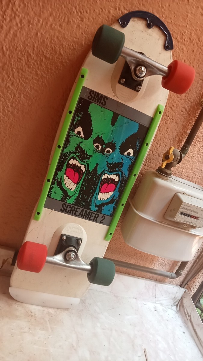 SIMS SKATEBOARD VINTAGE SCREAMER 2, TRACKER XTRACKS, SIMS STREETS