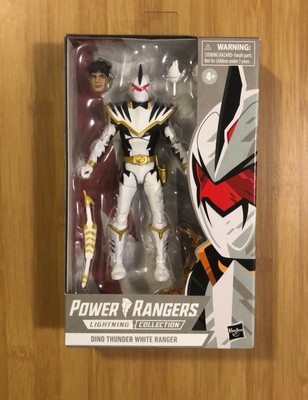 dino thunder white ranger with fixed helmet from hasbro
