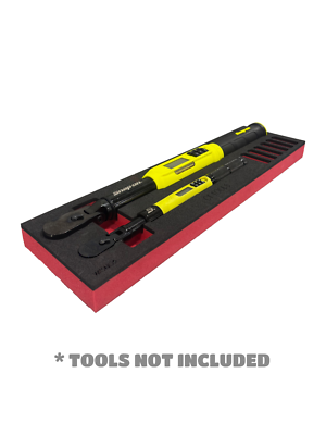 2pc Snap On Style TechAngle 1/4in & 3/8in Torque Wrench FOAM SET