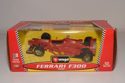 Lot Burago 1/24 De 3 Voitures Ferrari F300 Et F310 Racing - Occasion, Voir Photos