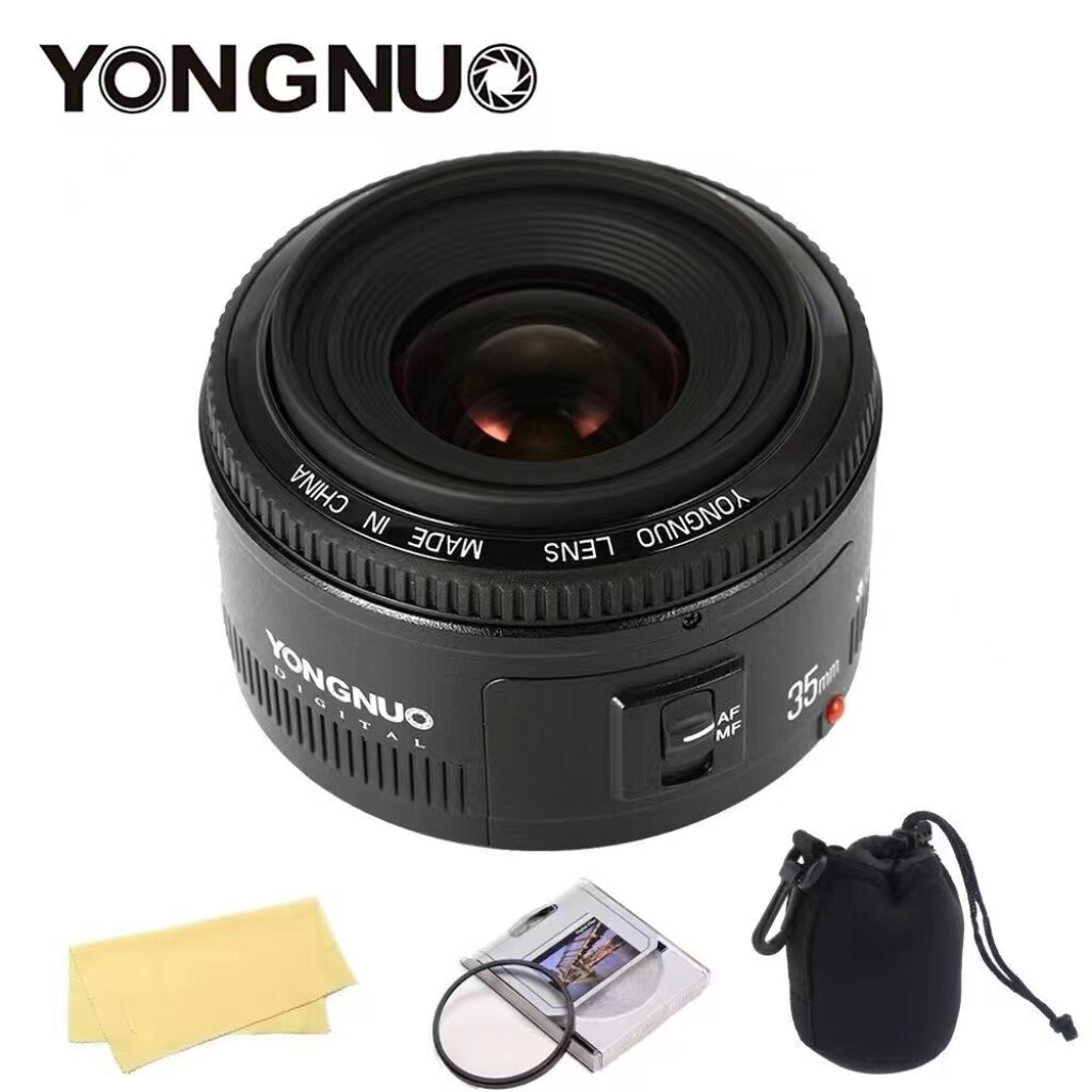 Yongnuo YN35mm F2 lens Wide-angle Large Aperture Fixed Auto Focus Lens For  canon
