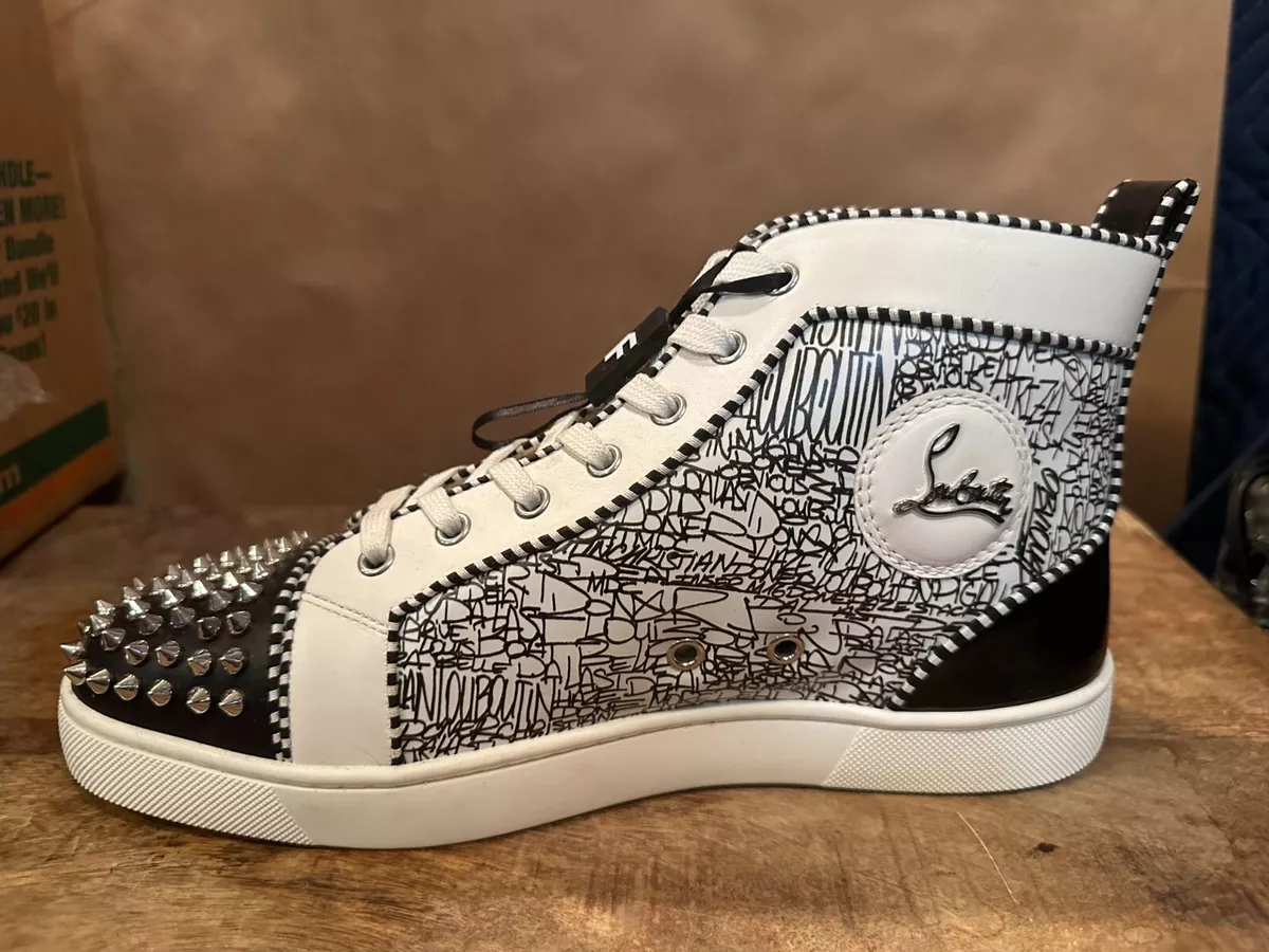 Louis Vuitton Mens high top sneakers studded eBay