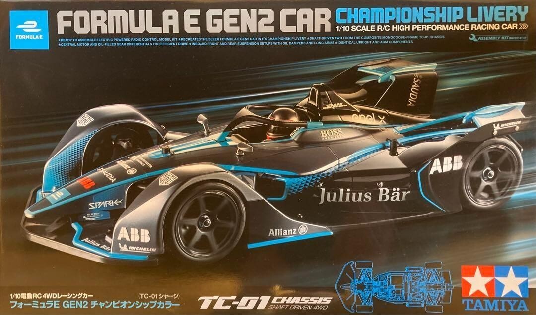 Tamiya 1/10 Formula E GEN2 Championship TC-01 Racer Kit 58681