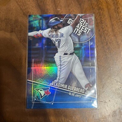 2022 Topps Series 1 VLADIMIR GUERRERO JR. BLUE Parallel 2021's Greatest Hits