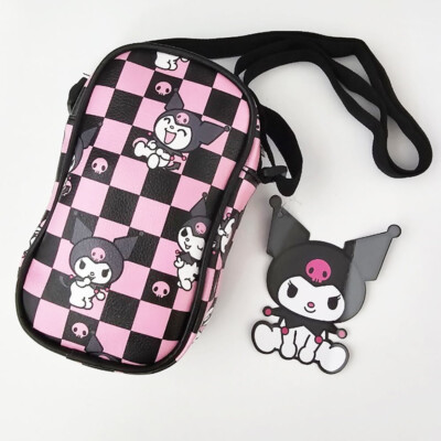 Hand Bag - Hello Kitty - Kuromi Phone Case 8'' Mini Crossbody Shoulder Purse