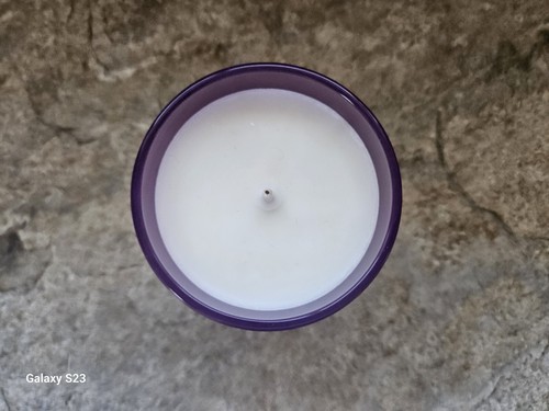 :I: Lavender E.O. :I: Luxury Soy Candle :I: Purple Flower Pot votive :I: - Picture 3 of 5