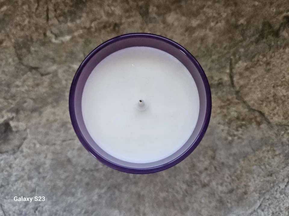 :I: Lavender E.O. :I:  Luxury Soy Candle :I: Purple Flower Pot votive :I:   - Image 3 of 4