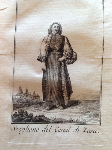 Kroatien Vincenzo Antonio Formaleoni Seltene Radierung Scogliana von Zara - Picture 3 of 5