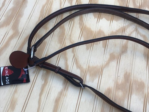 Kincade Breastplate Standing Martingale Brown Leather Horse Tack #584301 NOS - Picture 7 of 18