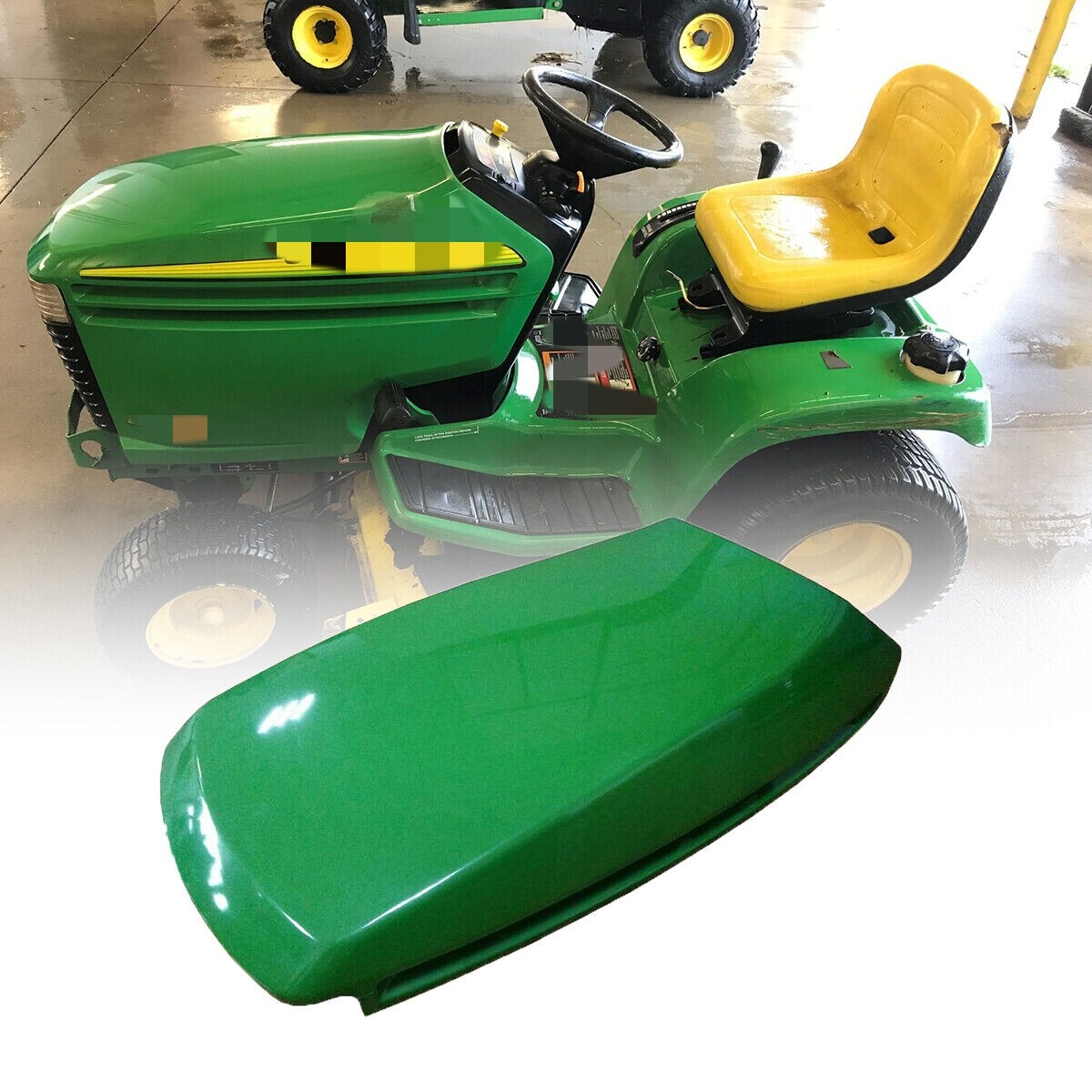 For John Deere Original Equipment Hood - AM132529 325 345 355D