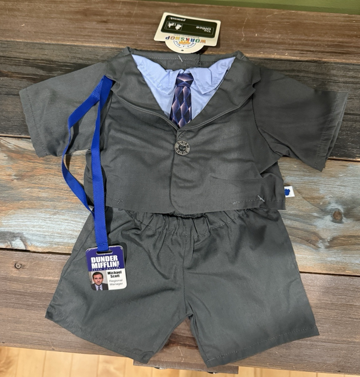 Build a Bear The Office Michael Scott Business Suit Costume Outfit