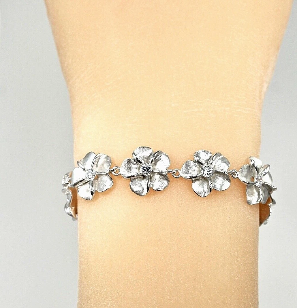 Plumeria bracelet best sale