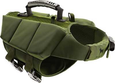 New NOAH & PAW Dog Life Jacket, Green XS