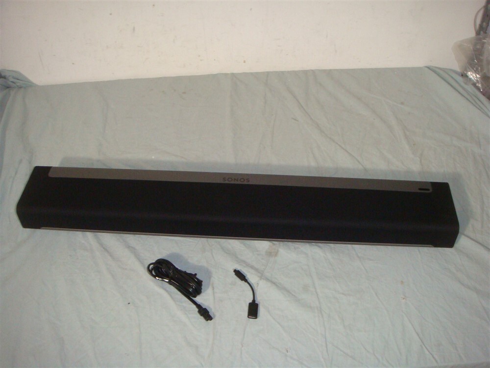 SONOS PLAYBAR WIRELESS TV SOUNDBAR SPEAKER IN BLACK - AS-IS -READ