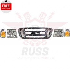 New Front Black Grille Headlight Parking Signal Light Fits 2006-2011 Ford Ranger