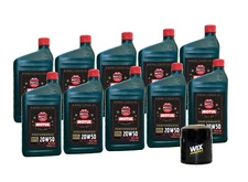 10qt Motul CLASSIC PERFORMANCE 20W50 Wix Filter Motor Oil Change Kit API SF