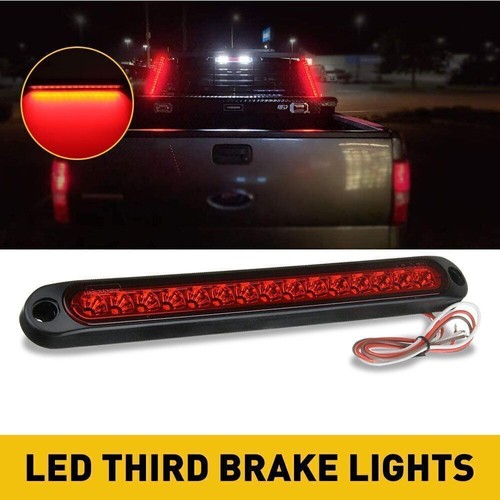 DOT-Compliant 2x 15LED Red Light Bar - 10'' Trailer Reverse/Tail Strip - Picture 4 of 11