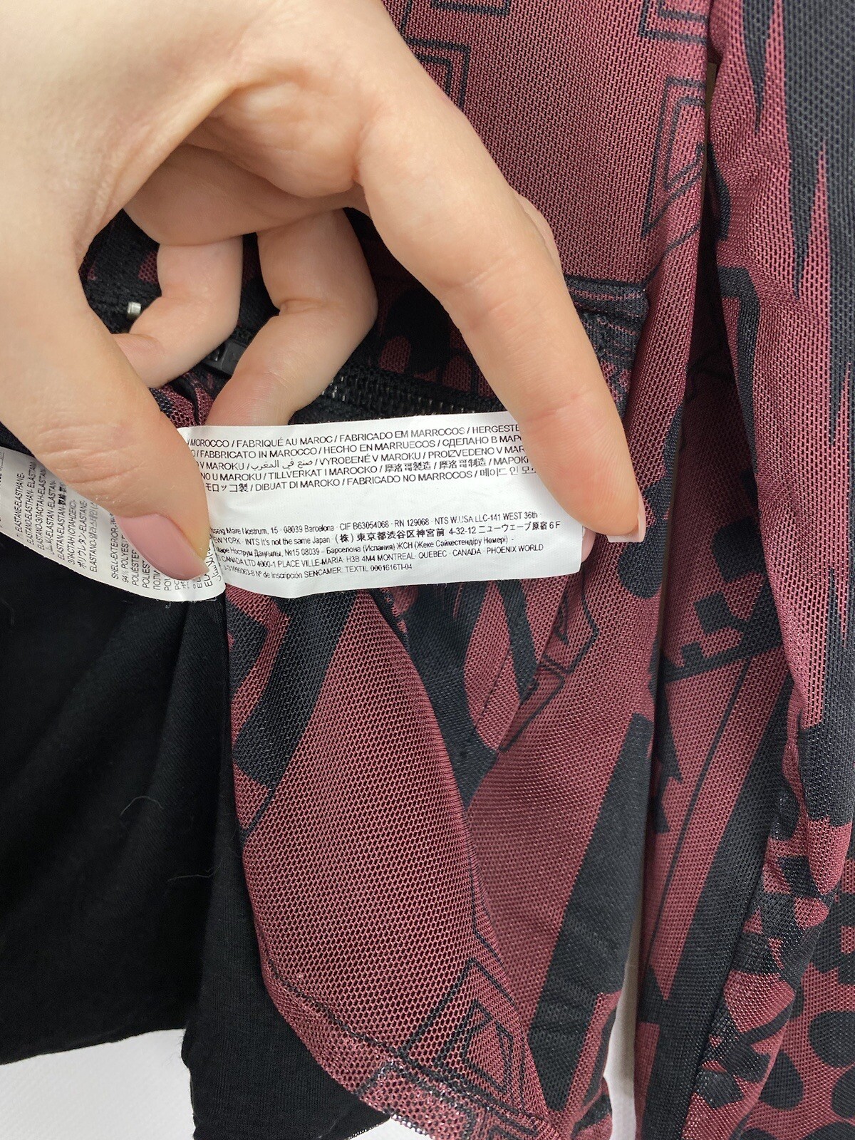 Desigual by Christian Lacroix ladies mesh Merilyn Monroe blazer