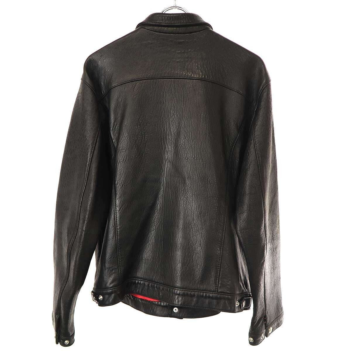 HEE　TENDERLOIN T-DACK JACKET TENDERLOIN T-OGL 3rd TRUCKER LEATHER JACKET BLACK Used Men's