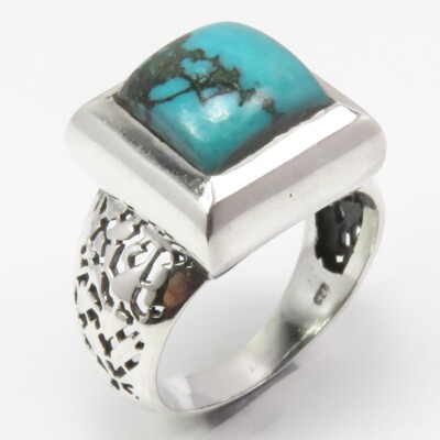 Today Deal Done Expensive-Looking 925 Silver Ring SZ TURQUOISE  Jewelry