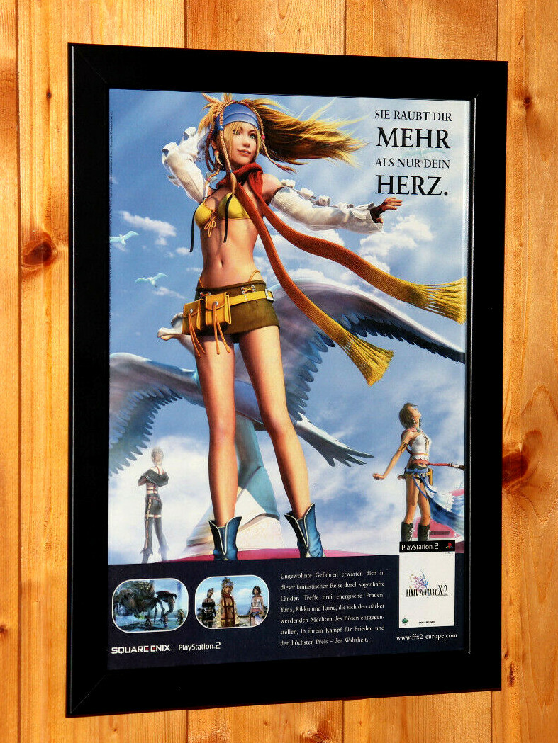 未使用品　非売品　ポスター　ファイナルファンタジーX2　プレステ2　当時物 未使用品 非売品 ポスター ファイナルファンタジーX2 プレステ2