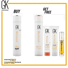 GK HAIR The Best Keratin Hair Treatment Straightening Blowout Brazilian Complex