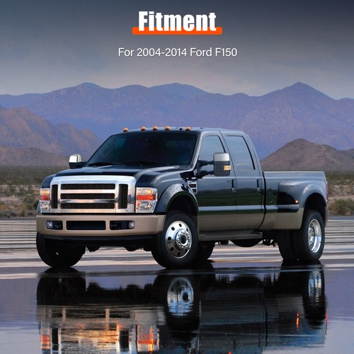 Espejos retrovisores de remolque cromados con señal auxiliar térmica eléctrica para Ford F150 2004-2014 - Imagen 10 de 12