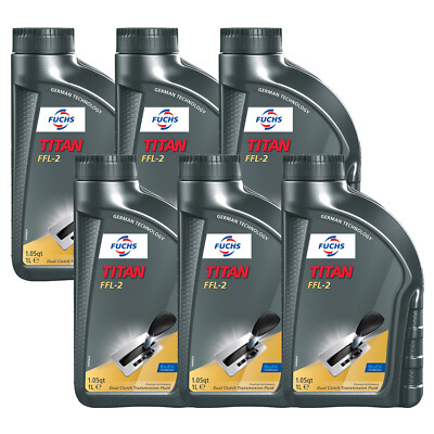 Fuchs 6 Liter TITAN FFL-2 Automatic Dual Clutch Transmission Fluid 6 x 1L
