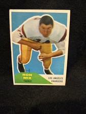 1960 Fleer Los Angeles Chargers RON MIX #118 Football Rookie Card NM AFL