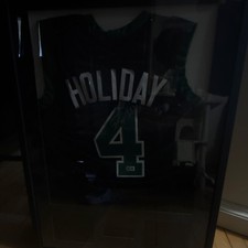 Jrue Holiday Boston Celtics #4 Signed Basketball Jersey NBA Original