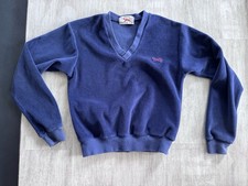 Vintage The Fox JCPenny Vneck Velour Sweater Pullover Top Boys 10 GUC