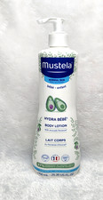 Mustela Hydra Bebe Body Lotion Normal Skin Avocado Perseose 25.35 oz Pump Dmgd
