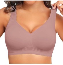 Women Jelly Bras Wirefree Full Coverage No Underwire Everyday Bras Comfortable