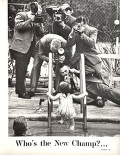 Bing Crosby Daughter Poolside Photographers Spotlight Portrait Vtg Mag Excerpt