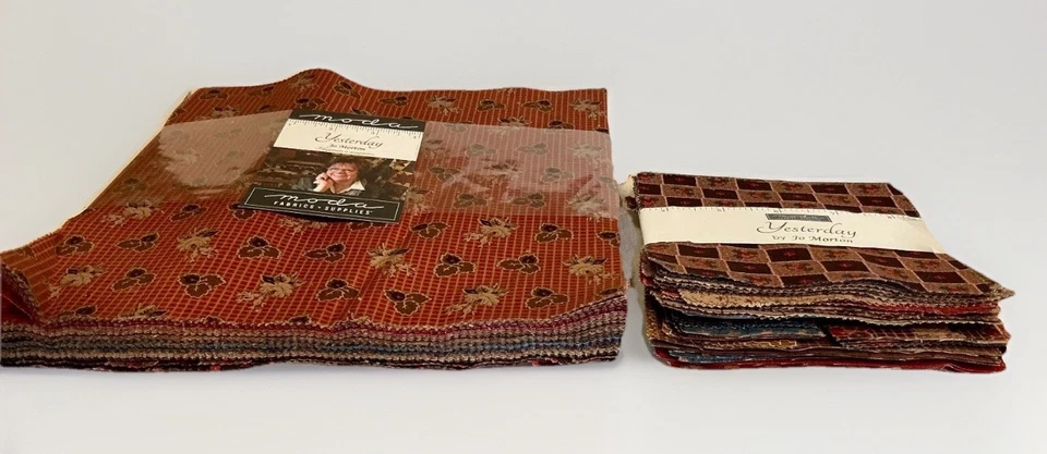 MODA  "Yesterday" Jo Morton Layer Cake & Partial Charm Pack Lot Civil War Repro - Image 3 of 4
