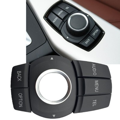 Multimedia Controller Buttons Cover For BMW F20 F21 F52 2012-18 2015 F22 F23 BLK