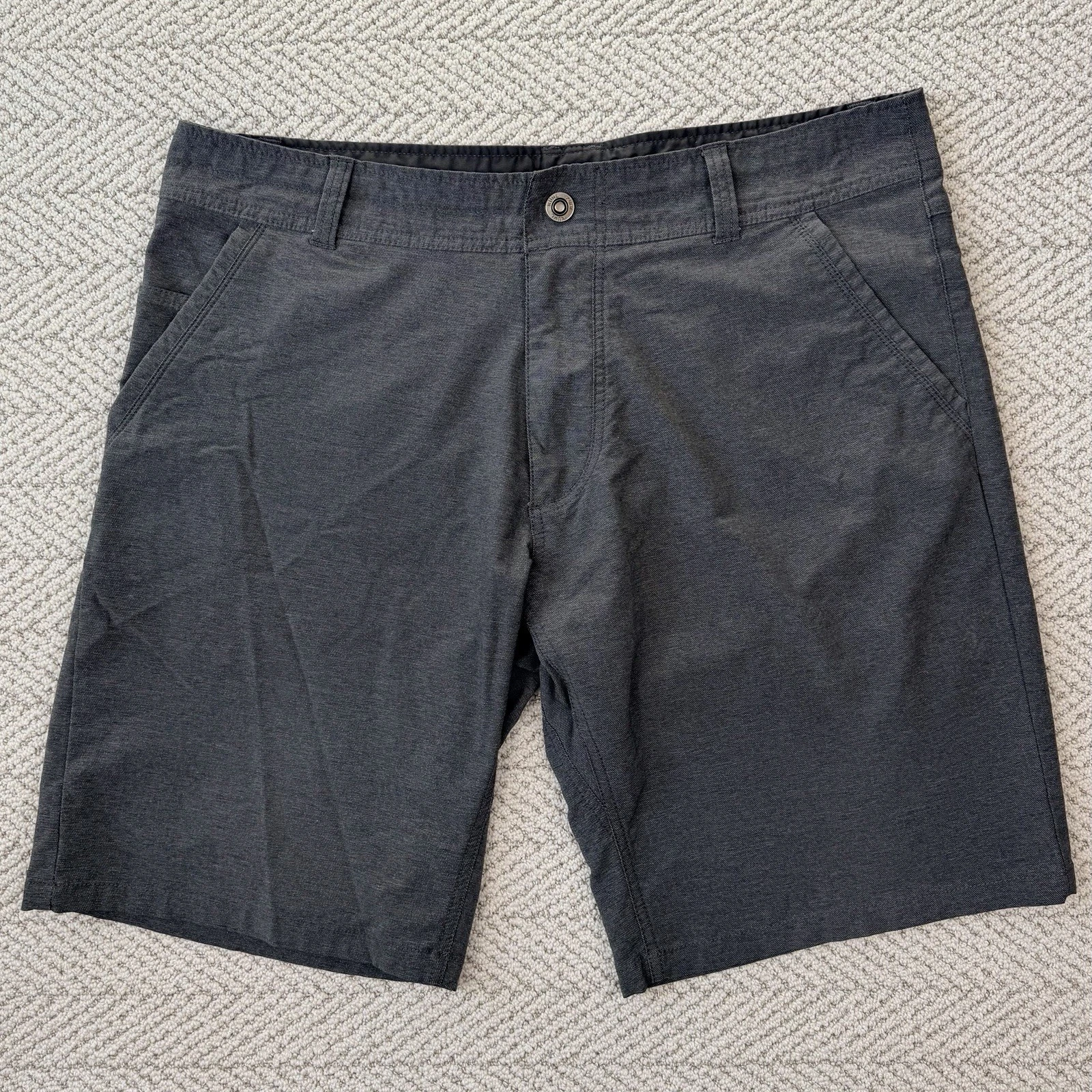Kuhl Men’s Shift Amphibia Shorts Quick Dry Stretch 5129 Gray Men's 36x10 Chino