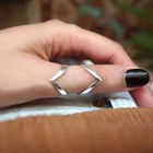 Chevron Ring Solid 925 Sterling Silver Band Statement Handmade Ring All Size