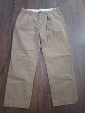 Polo Ralph Lauren Pleated Chino Pants Mens 34x30 34x27 - Beige