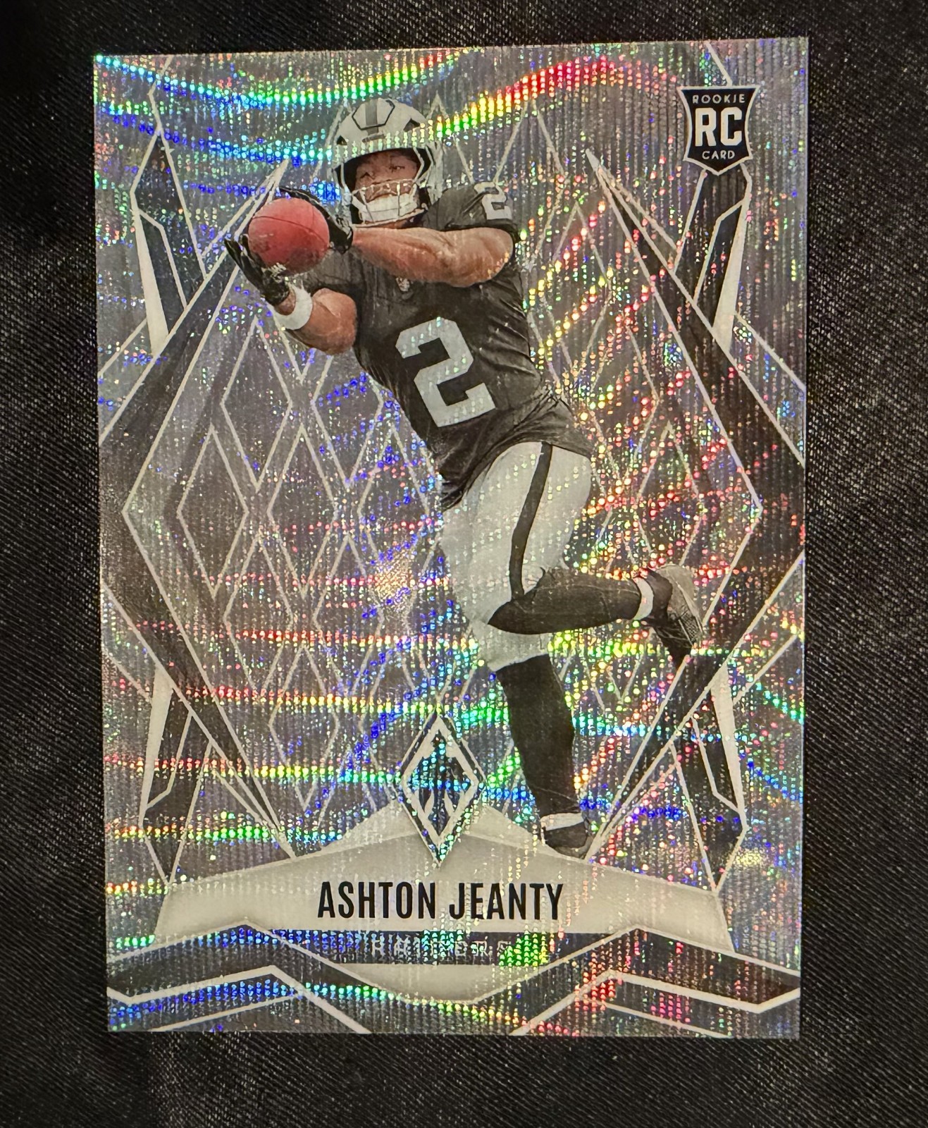 Ashton Jeanty 2025 Panini Phoenix #158 Wave Rookie RC /199